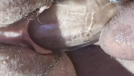 Stretching my step sisters pussy