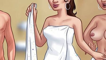 Summertime Saga Cookie Jar Shower Scens With Lopez And Martinez and Download Game