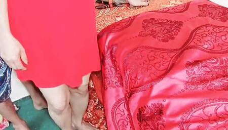 Big Dicked Electrician Rough Anal Fucking Blacked Hijab Red Dressed Indian Muslim Teen Slut in Doggystyle Anal Sex Position