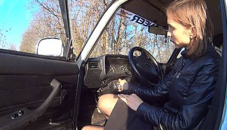 Hard revving in shift-stick car PP