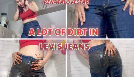 A LOT OF DIRT IN LEVIS JEANS
