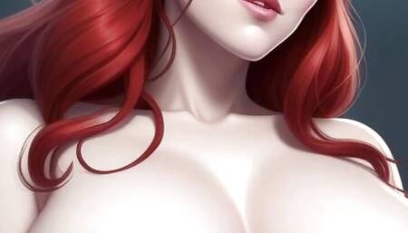 A Beautiful Girl Cums Hard with a Squirt in Her Boyfriend's Mouth