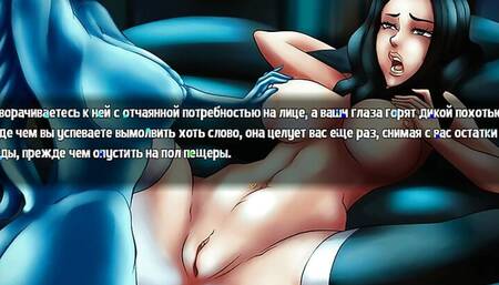 The ghost visited the girl again at night and is fucking her holes 2