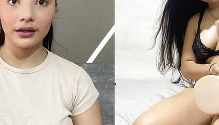 Neighbor come and play with my new TANTALY toy, she has the same vagina as mine come and me!