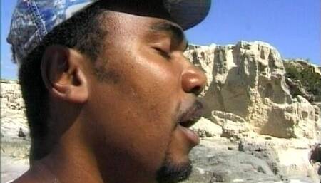 A Hot German Chick Gets Double Penetrated on the Beach
