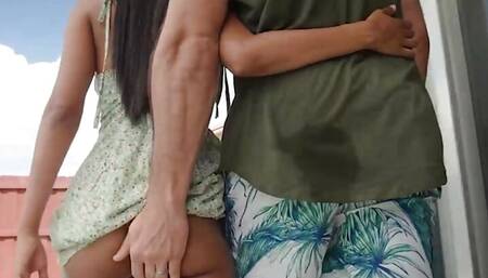 REALITY KINGS - Eden West Flashes Her Tits & Pussy To JMac Seducing Him For A Steamy Fuck Before The Party Starts