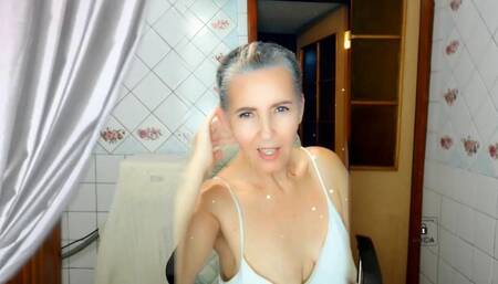 Hot housewife Lukerya with nostalgia for her past life