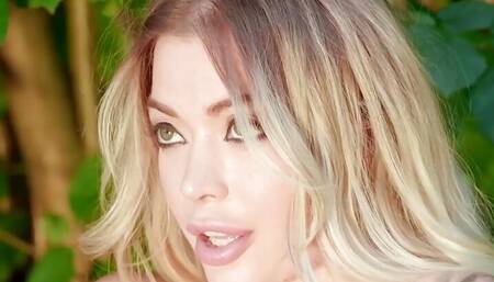 Inked Blonde Misha Maver Fucked Outdoors After Teasing