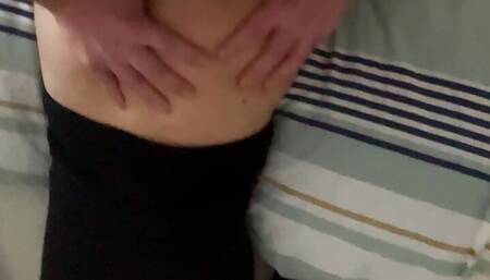 Tiny hot wife Jamilla gets her fragrant, soft and tight, moisty pussy embraced with cum in the bedroom by her thirsty husbond