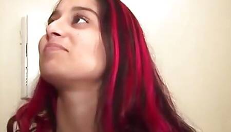 Her Red Bra and Red Hair Will Drive You Crazy