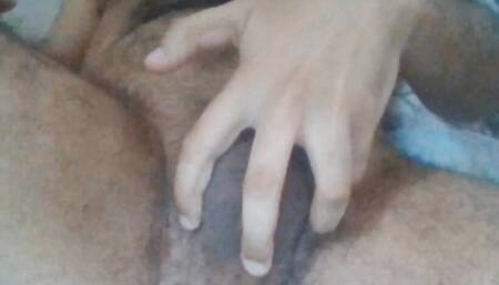 Relaxing asmr from a hairy masturbating his big cock
