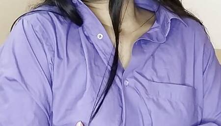 Indian office girl introduce myself Nude dance and show boobs ass with Romantic music