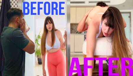 My step-sister caught me sniffing her dirty thong