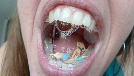 Lania has four slaves, and she chooses one of them to be swallowed by her