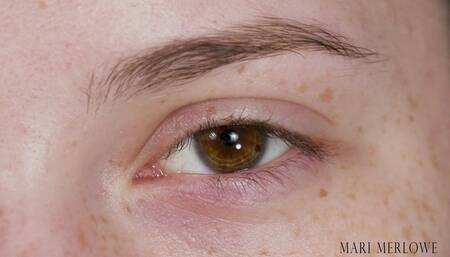 Close Up Eye and Eyelash Worship