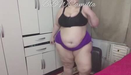 Trying the exercise PART III by shaking all the lard and boobs