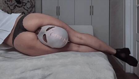 female praying mantis - part 1 (sadistic scissors, mummification, domination, scissorhold )