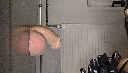 Mask Fetish And Glove Fetish Blow Jobs In Gloryhole