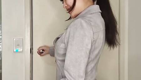 Asian milf talks dirty to you after date part 2