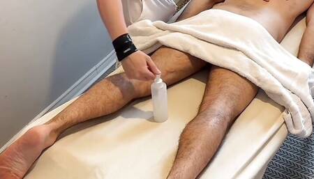 Backpacker came for massage and got more than he expected