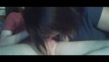 18 year old black redbone teen sucking white balls