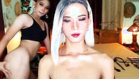 Big Cock Shemale Fucks Shemale Ass Hard