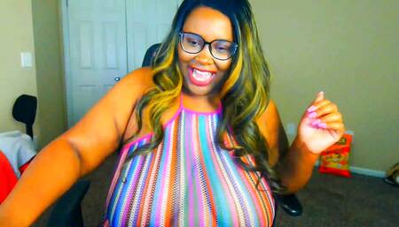 Sexy Ebony BBW Webcam Model Trina Foxx Live Streamate