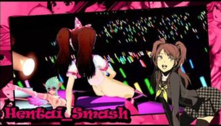 Rise fingers herself during a concert - Persona 4 Hentai