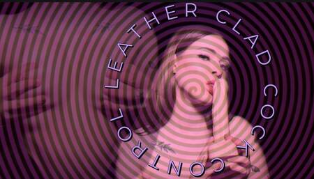 Leather clad cock control