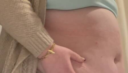 Ultra slow motion belly plopping