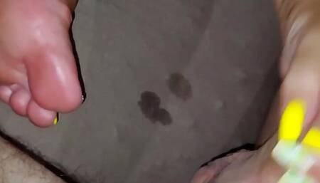 Foot Fetish Stepmom and Her Fan Foot Stepson