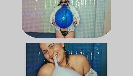 Naomi con su chaqueta y tanque hace dos b2p