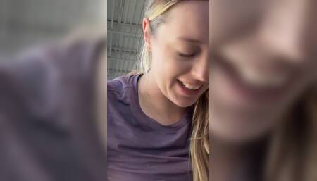 Nadia Foxx Lush! to the Gym and a Drive Thru Omg I Came on the Stairmaster!!