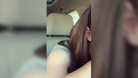 Cumming *embarassingly* Hard in a Starbucks Drive Thru (lush Control Part 2)