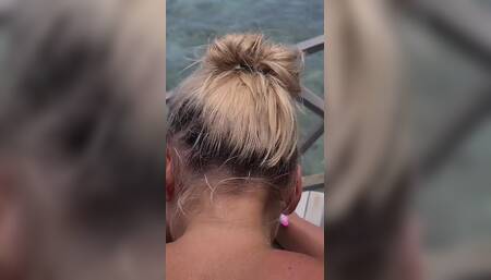 MILF Fucks on the Ocean Shore