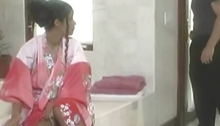 Victoria Style Gets Banged Hard by a Dude and Screams in the Bathroom