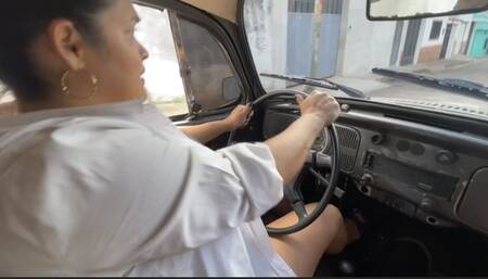 Barbara gets frustrated when she lights the beetle