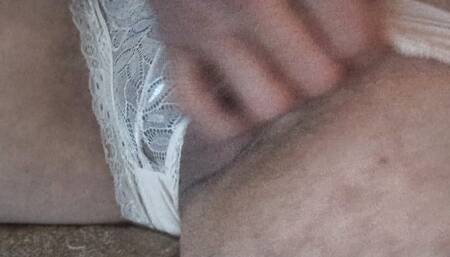 Just wearing my girls panties