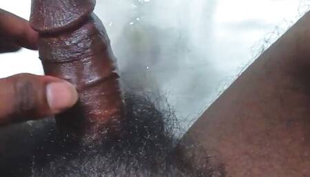 Very big black coock hand job video