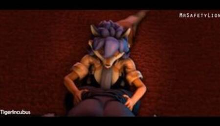 MrSafetyLion Official - Sly Cooper x Carmelita Fox x Fox McCloud x Krystal