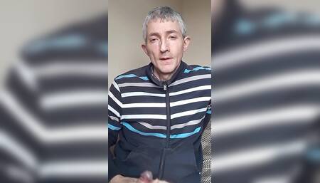 Masturbating in Tracksuit Top.