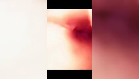 Sexy TS Squeezes My Nut Out of Her Pussy