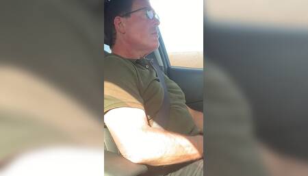Jerking off in My Car on the Way to the Store