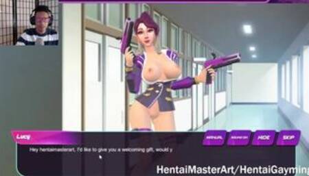 World saving tiddies! Bouncy College(Live on Eplay) W/HentaiMasterArt