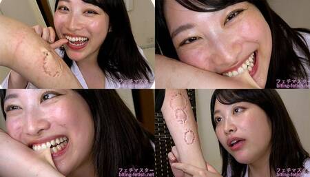 Miki Sunohara - Beautiful Doctor bites her assistant with all her might in an experiment to demonstrate the strength of her biting power - MOV