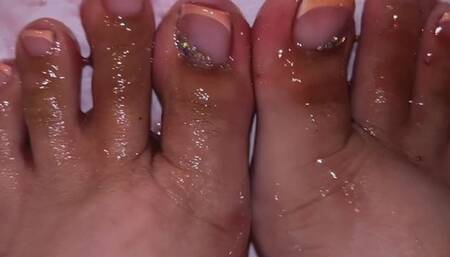Strawberry Jelly Ebony Foot Play