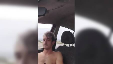 Wanking in the Parking and Cum