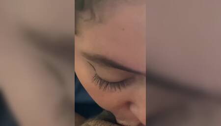Sucking My Boyfriend Until I Get All His Milk and He Cums in My Mouth