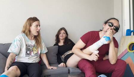 Sprained Ankles with Creepy Nurse