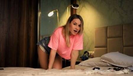 Why did you play with my panties step brother JOI